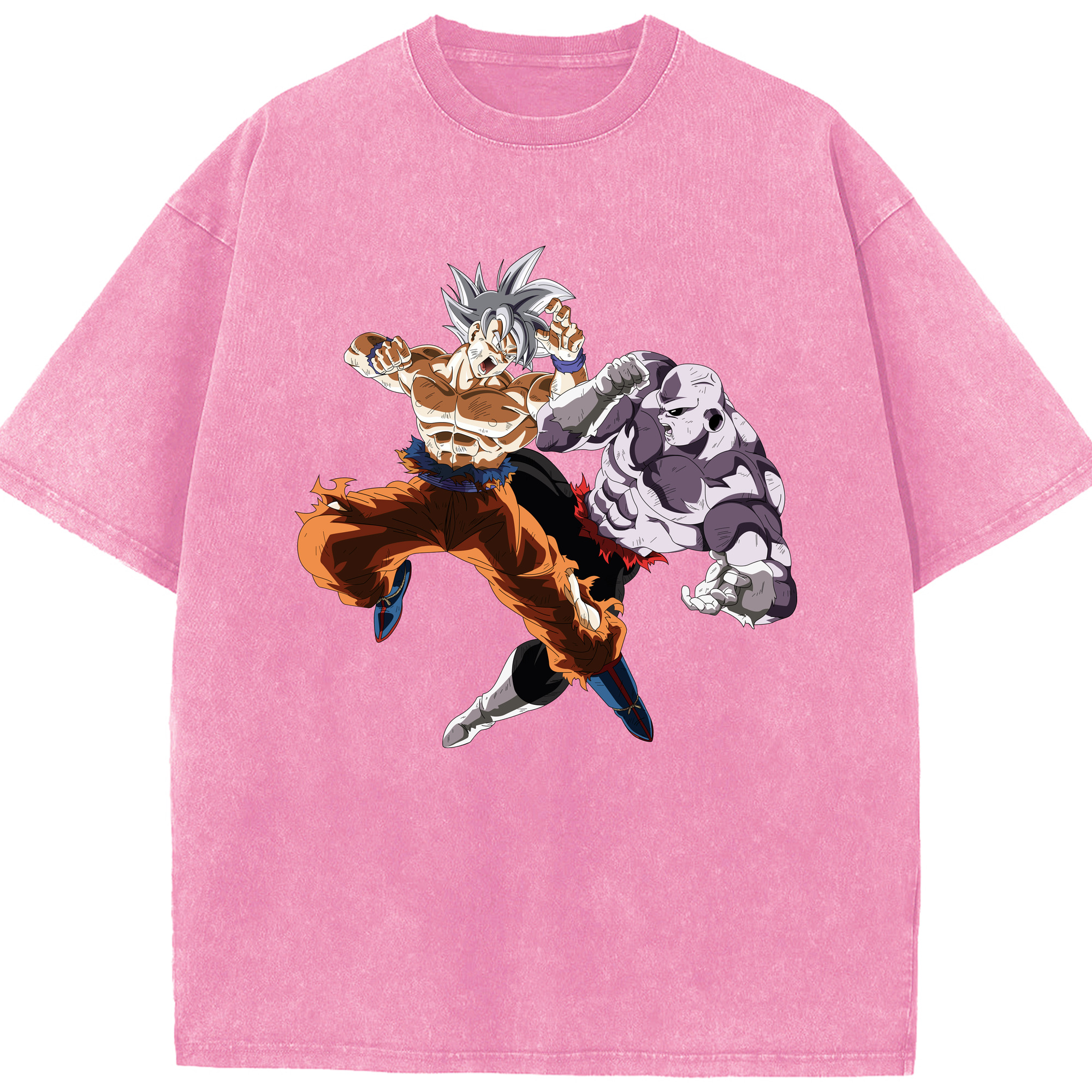 （画像用） ドラゴンボール 孫悟空（そん ごくう）Son Goku カカロット DRAGON BALL Kakarotto 綿100% ヴィンテージ風 半袖Tシャツ（フロントプリント）